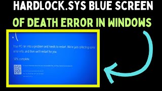 How to Fix hardlocksys Blue Screen of Death Error in Windows 11 [upl. by Brandt684]