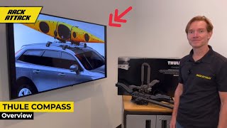 Thule Compass Rooftop Kayak  SUP Carrier Product Tour Overview [upl. by Livvie]