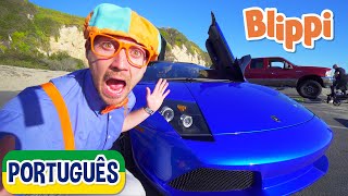 Conhecendo Carros Esportivos  Vídeos Educativos para Crianças  As Aventuras de Blippi [upl. by Raskin21]