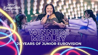 20 Years of Junior Eurovision  Winners Medley  JESC2022 [upl. by Eillo]