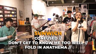 SUNWICH  CONFUSEDDONT GET TO KNOW ME TOO WELLFOLD IN ANATHEMA Live at Heyfolks Shop on POPCAST [upl. by Russel]