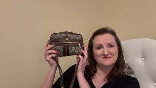 GUCCI OPHIDIA GG SUPREME MINI BAG REVIEW [upl. by O'Dell]