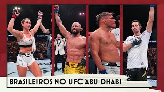 MINHA VISÃO SOBRE OS BRASILEIROS NO UFC ABU DHABI  Resultados [upl. by Tennos]