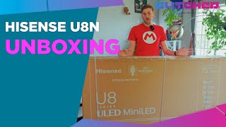 Hisense U8N MiniLED VIDAA Unboxing and Setup [upl. by Chariot197]