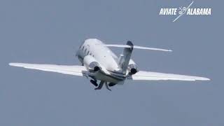 Wheels Up Hawker Beechjet Landing amp Takeoff [upl. by Rednave186]