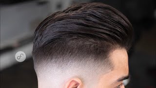 Como cortar cabello LARGO de hombre con un FADE  TUTORIAL [upl. by Eicnahc]