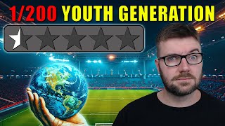 1200 Youth Rating for EVERY Nation  FM24 Experiment [upl. by Tannie395]