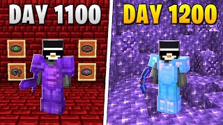 I Survived 1200 Days in HARDCORE Minecraft [upl. by Winnah]