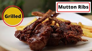 Grilled Mutton ChopsLamb Chopsആടിൻ്റെ വാരിയെല്ല് ഗ്രിൽ ചെയ്തത്Panach [upl. by Redneval]