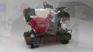 VMAC 30 CFM Gas Driven Air Compressor Demo Video [upl. by Grosberg25]