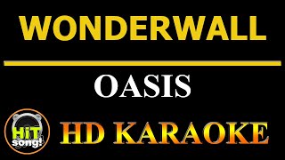 WONDERWALL VIDEOKEKARAOKE  OASIS [upl. by Una605]