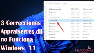 3 Correcciones Appraiserresdll no Funciona windows 11 [upl. by Ispep]