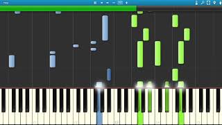 Affections Touching Across Time InuYasha OST  easy piano tutorial [upl. by Aldin]