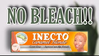 How to dye natural hair at home ft INECTO hair dye Caramel blonde No bleach [upl. by Carlye]