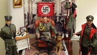 DIORAMA WWII GERMAN NAZI 3rd REICH 16 DID DRAGON  CUSTOM FIGURES  KEITEL MEYER GUDERIAN  HD [upl. by Iover]