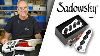 HOW TO UPGRADE YOUR BASS with a SADOWSKY PREAMP  Pt2 Vintage Style MetroExpress [upl. by Holmun]