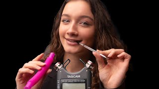 ASMR  Super Intensive Mouth Sounds tascam [upl. by Iderf979]