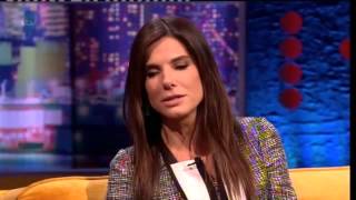 quotSandra Bullockquot Raps On The Jonathan Ross Show 12 Oct 2013 [upl. by Ritz768]