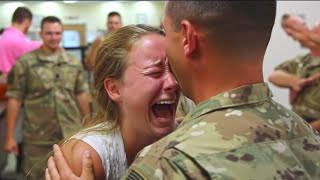 Most Emotional Soldiers Coming Home Compilation 2024 [upl. by Yarb]