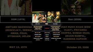 Don 1978 vs Don 2006 Box Office Collections amitabh shahrukhan priyanka arjunrampal [upl. by Quenna]