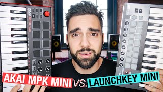 Akai MPK MINI OR Launchkey Mini  WHICH IS BETTER [upl. by Ayam446]