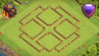 Nueve Diseño Ayuntamiento 10  Th10  Subida De Copas Clash of Clans [upl. by Tiphany]