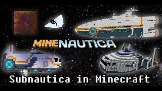 MINENAUTICA Subnautica Vehicles Built in Minecraft [upl. by Swiercz307]