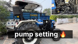 new holland 3630 pump modification🔥3630 tractor newholland [upl. by Tillion]