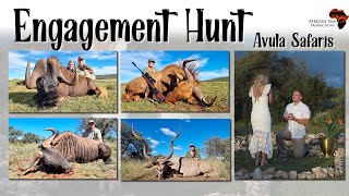 Hunting with a surprise engagement in Africa [upl. by Akeihsal625]