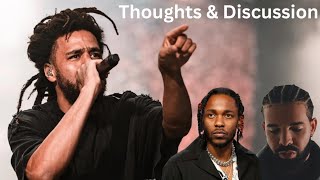 My Thoughts On Drake Kendrick J Cole Beef Albums amp Singles J Coles Apology Part 1 [upl. by Booth]