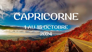 Capricorne ♑️ 1 au 15 Octobre 2024  Transformation en cours… [upl. by Giefer124]