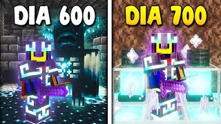 Sobreviví 700 Días en MINECRAFT HARDCORE 121 [upl. by Nylodam]