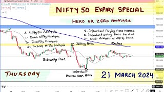 Nifty Prediction For Tomorrow 21 March 2024  Bank Nifty Analysis  Nifty 50 Expiry Hero or Zero [upl. by Persis634]