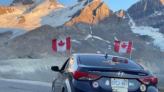 Beautiful Mountains JASPER National Park Canada 4K ICEFIELDS PARKWAY [upl. by Arsi]