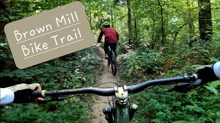 Brown Mill Mountain Bike Trail  Concord NC [upl. by Ras]