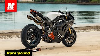 Ducati Panigale V4 SP2 with Akrapovic Race Exhaust  Pure Exhaust Sound [upl. by Florin507]