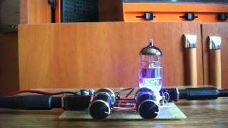 ECC83 tube guitar preamp test [upl. by Anazus644]