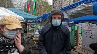 Tensions Soar at McGill ProPalestine Encampment May 9 2024 Visit [upl. by Olim]