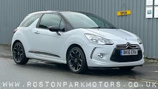 2016 16 Ds DS 3 16 BlueHDi DStyle 3dr  ULEZ  £0 road tax for sale rostonparkmotors Nuneaton [upl. by Hermina651]