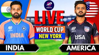 India vs United States T20 World Cup Match  Live Score amp Commentary  IND vs US Live  T20 WC 2024 [upl. by Luiza]