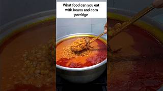 Corn and beans porridge YouTubeChamps short food [upl. by Aryaz]