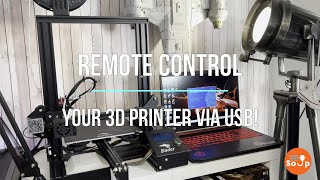 Connecting an Ender 3 3D printer to your computer or home network via the USB port and why to do it [upl. by Laeira]