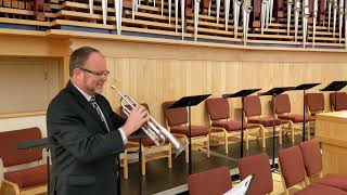 Wedding March by Felix Mendelssohn Todd Fulginiti trumpet [upl. by Miko]