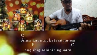 Taghoy at Kagalakan Sa Sabsaban Pasko with Lyrics and Guitar Chords shorts youtubeshorts [upl. by Eelyram]