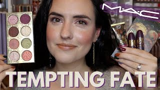 MAC Fall 2021 Tempting Fate Collection  MAC Cosmetics Haul Swatches Tutorial  Review [upl. by Niraj]