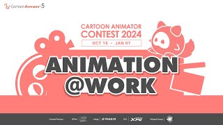 Cartoon Animator  2024 Contest quotAnimation At Workquot  Official Trailer [upl. by Kacerek899]