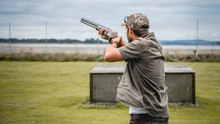 Skeet shooting with the Browning 525 UK Highland Deephaven Shooting Ground [upl. by Aldric]