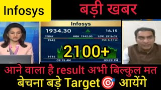 Infosys Share Latest News Infosys share Q1 Result Infosys share Target Anil singhvi on Infosys [upl. by Nayrda]