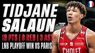 18 yo Tidjane Salaun Shines in LNB Playoff Win vs Paris  51524  Full Highlights [upl. by Nirrol]