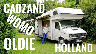 Mit dem Oldtimer Wohnmobil nach Cadzand in Holland  Familien Camping  Ausflüge [upl. by Tezil]